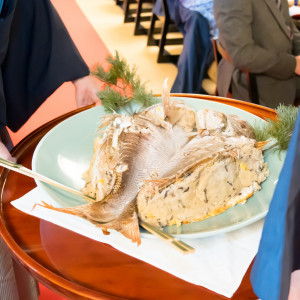 金沢伝統の婚礼料理【鯛の唐蒸し】|つば甚の写真(36220933)