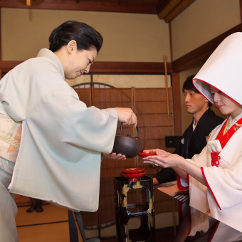 江戸時代の庶民の結婚式として行われた「祝言」を元にした人前式【祝言式】