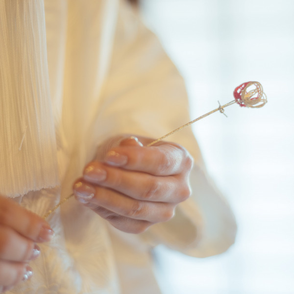 水引のお花は様々なお色で