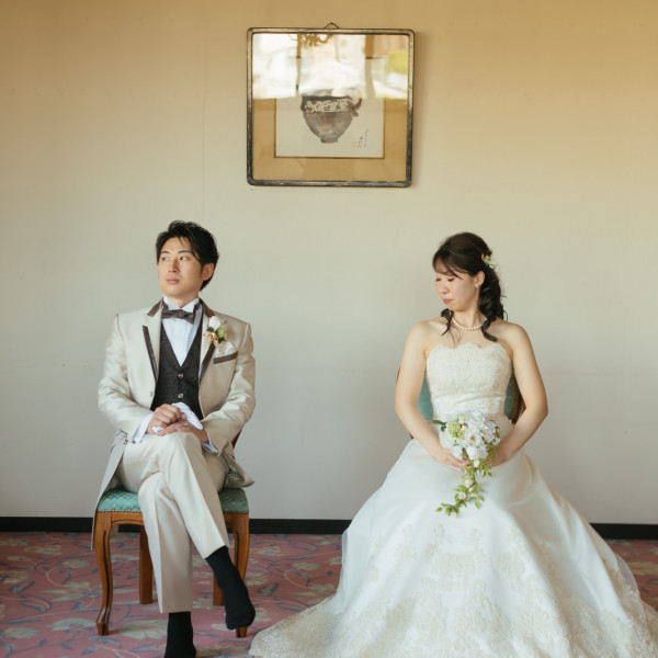 披露宴後にドレスのお写真も撮影
