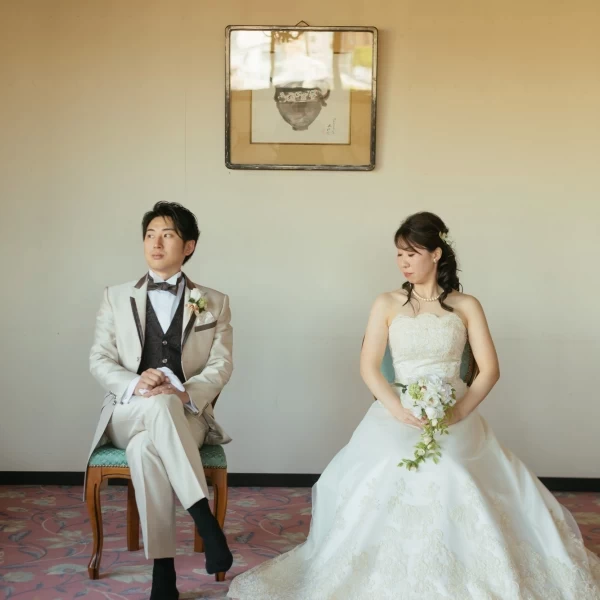披露宴後にドレスのお写真も撮影