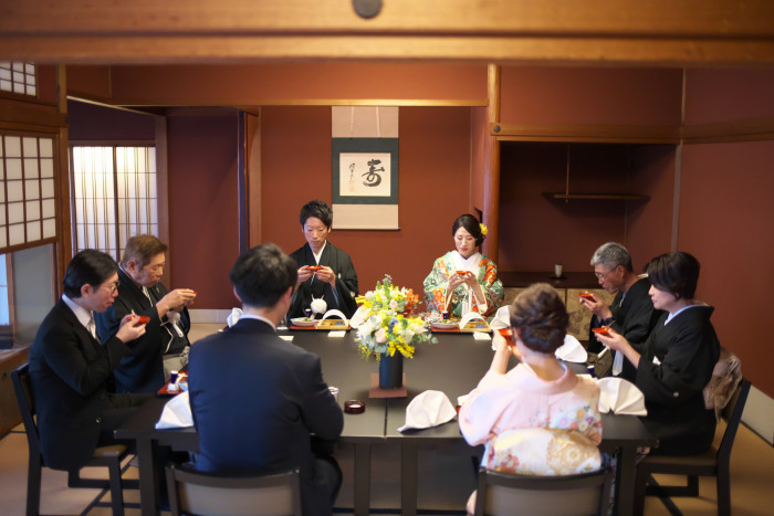 挙式後にご家族様での会食も