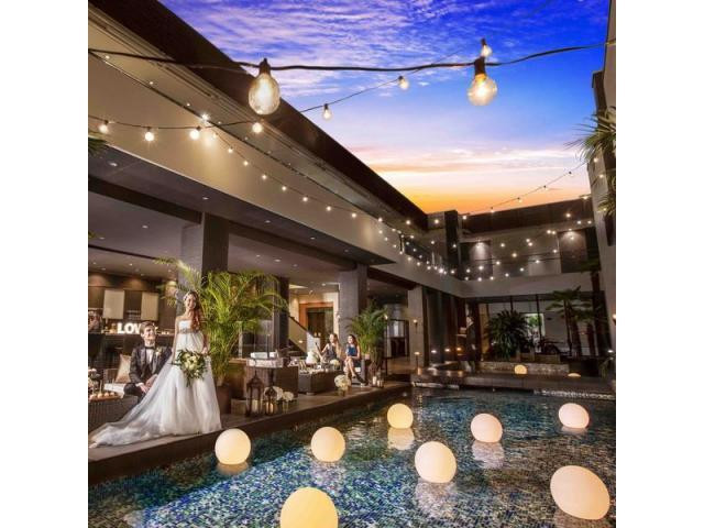 プール＆ガーデンでおもてなし演出♪