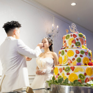オリジナルウェディングケーキ|埼玉グランドホテル深谷の写真(43558184)