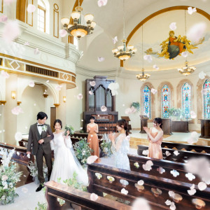 【Xmas特別】150万優待×憧れ大聖堂&ドレス試着&贅沢4万試食