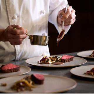 【極上4万コース】国産牛フィレ&伊勢海老のダブルメイン+こだわりのデザート無料試食