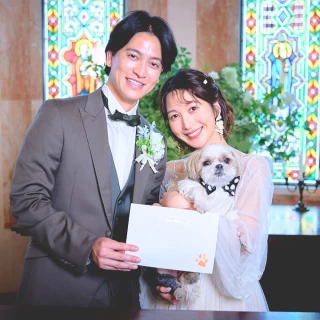 【愛犬と一緒】ガーデン付のチャペルで一緒に過ごすペット婚＊