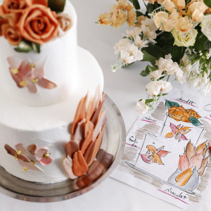 ウェディングケーキもパテシェがデッサンから仕上げる|AILE d'ANGE NAGOYA（エル・ダンジュ ナゴヤ）の写真(34683167)