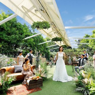 HP限定【憧れ花嫁体験♪ガーデン演出×A5和牛試食×最大155万特典】