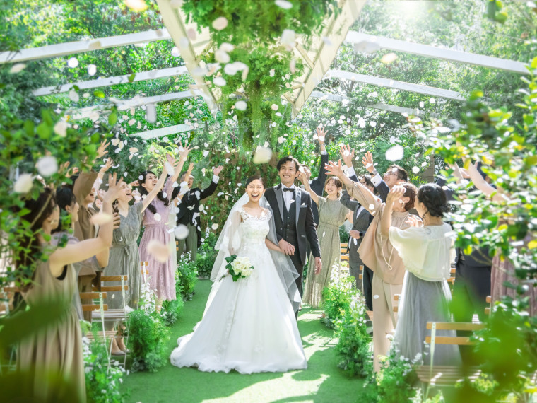 名古屋駅すぐで叶う、緑に囲まれたガーデンwedding