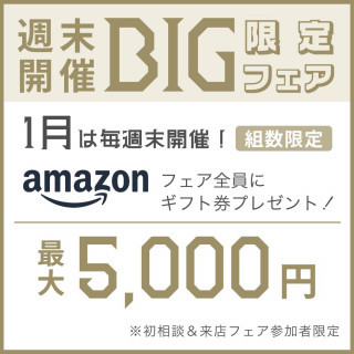 【1月BIGフェア】全員もらえる！Amazonギフト最大5,000円付（1月毎週末開催）