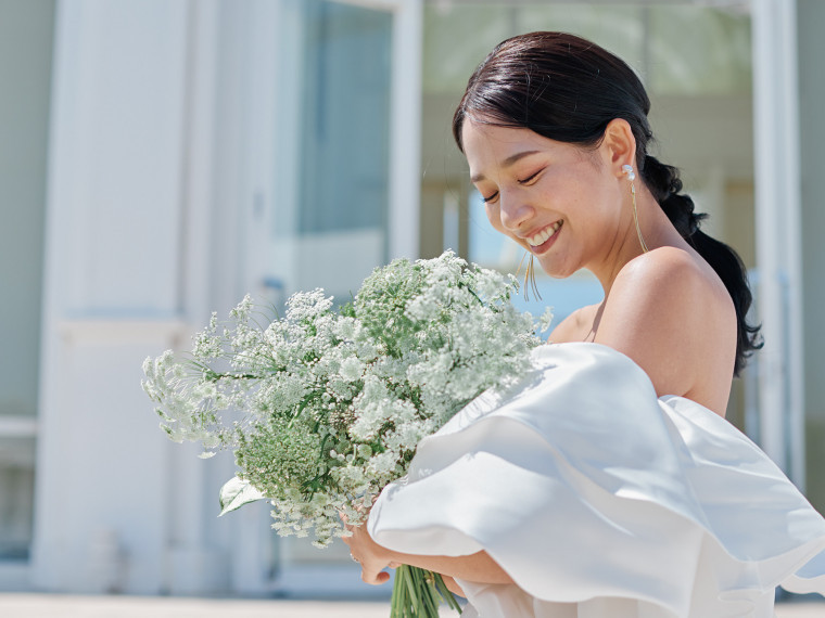 クリーニング済】ウェディングドレス MORILEE ビスチェ 結婚式 挙式