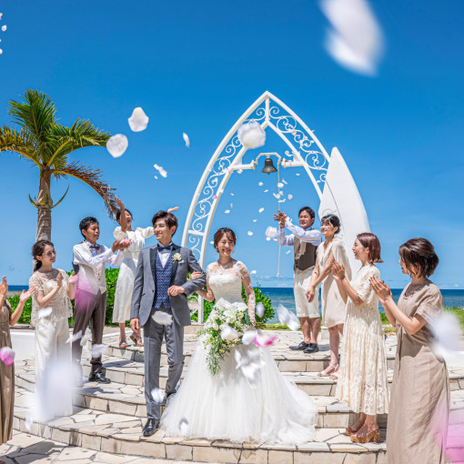 ラソール ガーデン・アリビラ クリスティア教会 チュチュリゾートウエディング