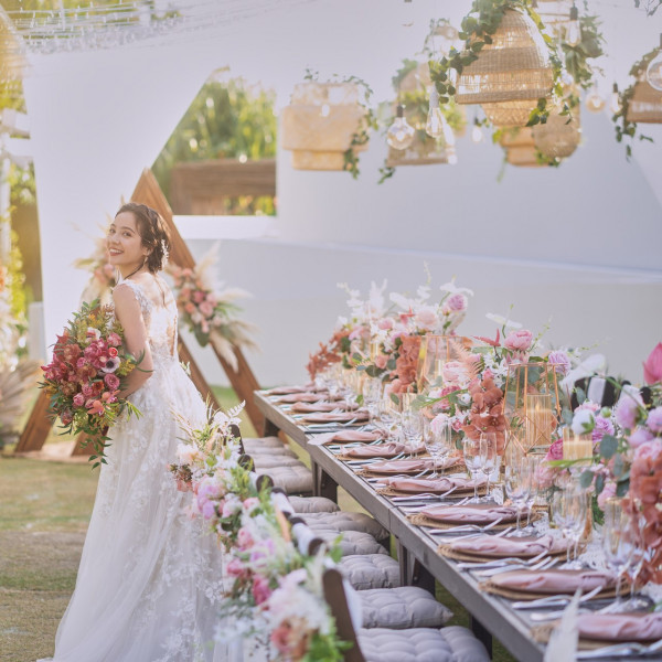 ガーデンウェディング｜アイネス ヴィラノッツェ 沖縄（クチュール