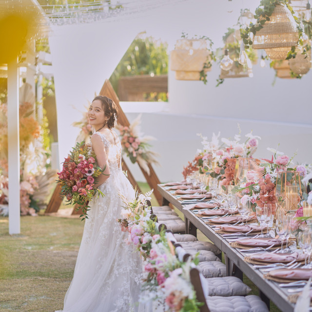 ガーデンウェディング｜アイネス ヴィラノッツェ 沖縄（クチュール
