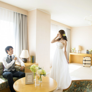 【成約特典】新郎新婦様の結婚式当日の”スイートルーム”ご宿泊をプレゼント！