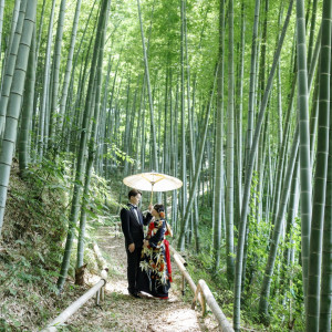 四季折々の景観が織りなす彩りは、挙式や披露宴の舞台を一層引き立てる|久右衛門邸の写真(51388413)