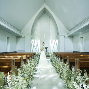 チャペル|定禅寺ガーデンヒルズ迎賓館/FIVESTAR WEDDINGの写真(54402030)