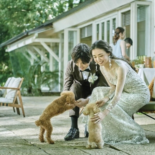 【ペット婚5大優待】自然溢れる森の邸宅でおもてなし★黒毛和牛コース試食