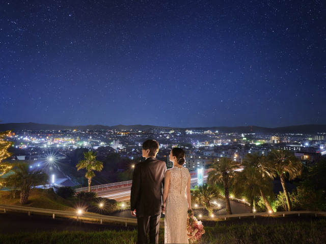 熊本市内を一望する静寂の森
