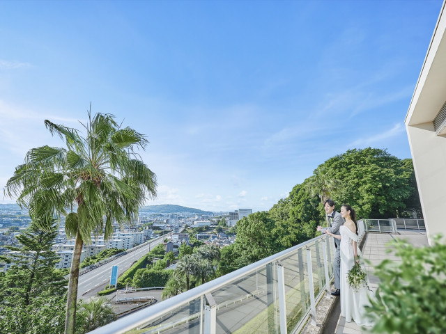 高台から望む絶景ロケーション