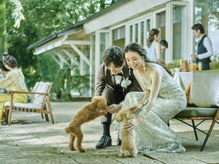 ペットと一緒に結婚式
