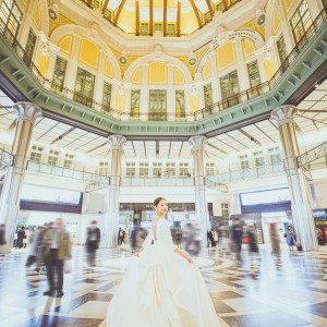 【丸の内南口 ドーム】当館で結婚式された方のみ撮影が可能！|東京ステーションホテルの写真(9117727)