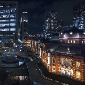 東京駅の美しい赤煉瓦の駅舎|東京ステーションホテルの写真(9438382)