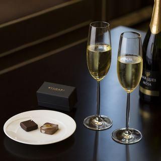 結婚式前日 シャンパン&ウェルカムスイーツサービス