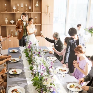 【少人数におすすめ】3フロア貸切挙式×試食×家族婚相談会
