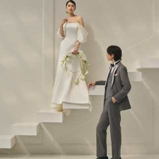 【26 年2月までの結婚式】ウエディングドレス＆カラードレス＆タキシード(約48万円分)プレゼント