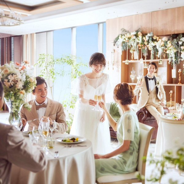 ゲストと距離感近い結婚式が叶う＊