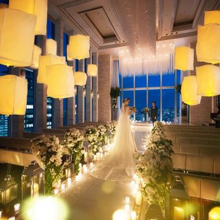＼150万優待&最大5万ギフト／地上150m絶景チャペル×豪華試食