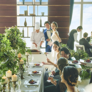当日◎【2名～OK！少人数婚】大阪駅直結*絶景チャペル×贅沢試食