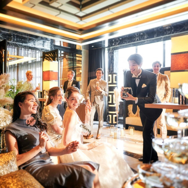 フロア貸切だからロビーの装飾も思いのまま!