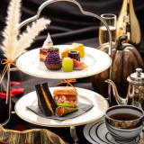 専属スイーツアトリエ"シュヴァルブラン"誕生！特製アフタヌーンティー"大人ハロウィン" 試食