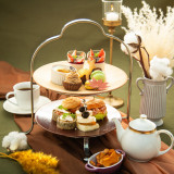 『幸せ運ぶ』専属スイーツアトリエ"シュヴァルブラン"！秋の実りの特製アフタヌーンティー試食