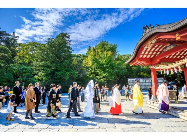 鶴岡八幡宮での挙式も人気