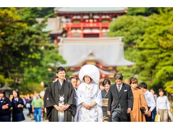 鶴岡八幡宮での挙式も人気