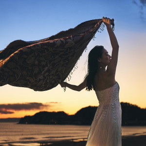 まるで映画の中のようなロマンチックなワンシーンも叶う|AMANDAN BLUE 鎌倉 ～アマンダンブルー鎌倉～の写真(56042881)