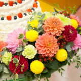 ケーキ装花