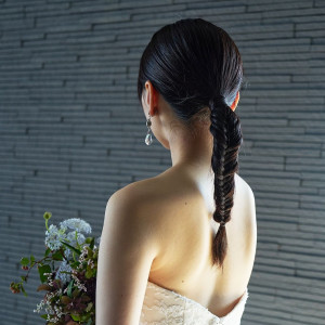 新婦様のイメージに合ったヘアセットを|ノートルダム周南/FIVESTAR WEDDINGの写真(13832287)