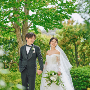 緑の多い自然にも囲まれた式場でリラックス|ノートルダム周南/FIVESTAR WEDDINGの写真(40582586)