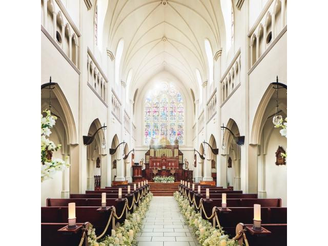 世界遺産から祈りの祝福をうけた大聖堂での挙式体験×おもてなし体感
