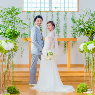 【新元号】チャペル内での人前結婚式プレゼント!