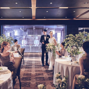 圧巻の《キッチンオープン》国産牛試食♪体験型の演出をご提案♪