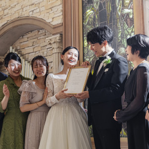ゲスト参加の距離の近い結婚式も得意をするフェリシアコート。笑顔と感動でいっぱいの挙式を実現|フェリシアコートの写真(34487994)