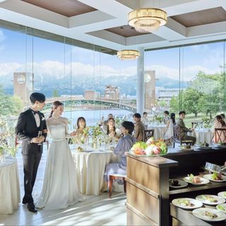 【ミシュラン試食付】環水公園×絶景レストランでアットホームW