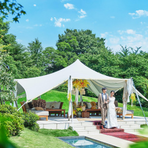 開放感抜群の空間をふたりの思いのままに彩って|AMANDAN SKY ～アマンダンスカイ～の写真(56050513)