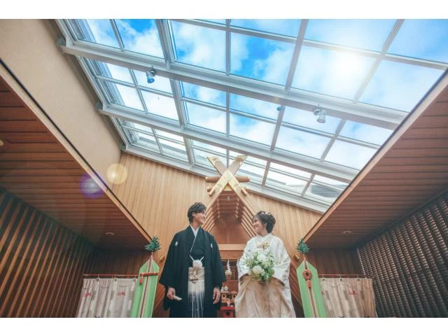 【館内併設の神殿も撮影可能】